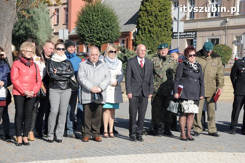 Ślubowanie i przysięga I klasy wojskowej Technik Logistyk z ZSP w Szubinie