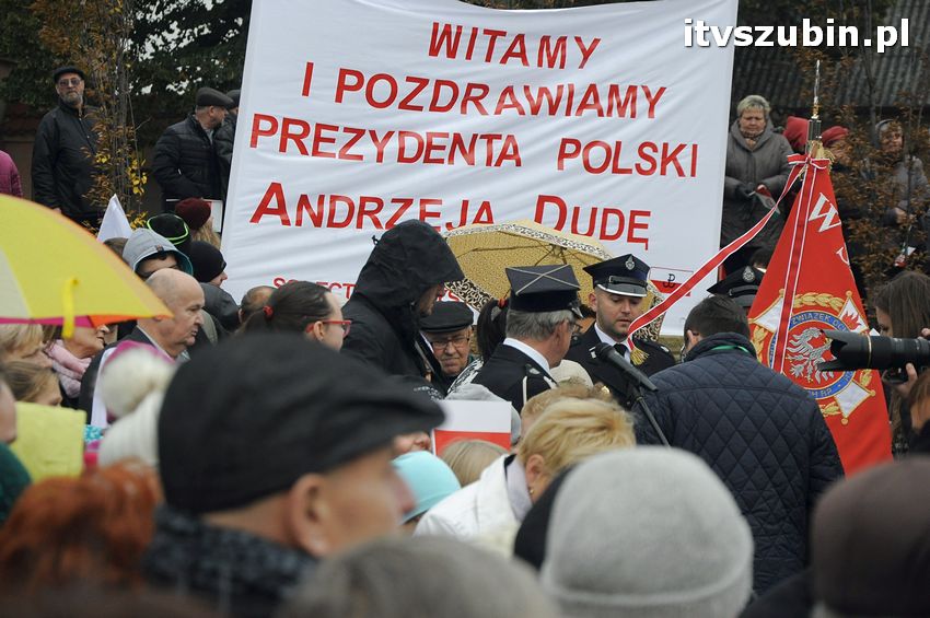 Wizyta Prezydent Rzeczypospolitej Polskiej Andrzeja Dudy w Szubinie