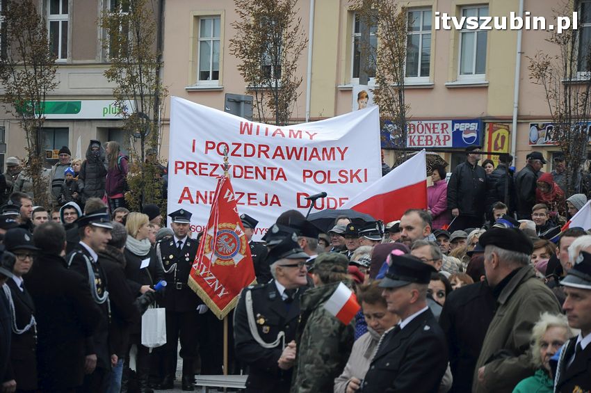 Wizyta Prezydent Rzeczypospolitej Polskiej Andrzeja Dudy w Szubinie