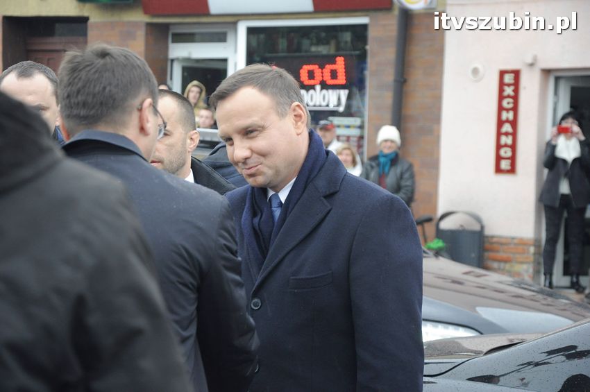 Wizyta Prezydent Rzeczypospolitej Polskiej Andrzeja Dudy w Szubinie