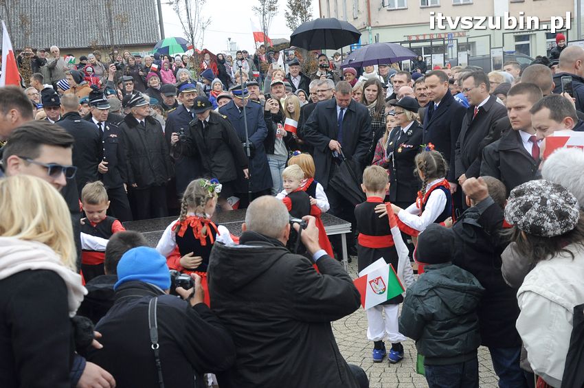 Wizyta Prezydent Rzeczypospolitej Polskiej Andrzeja Dudy w Szubinie