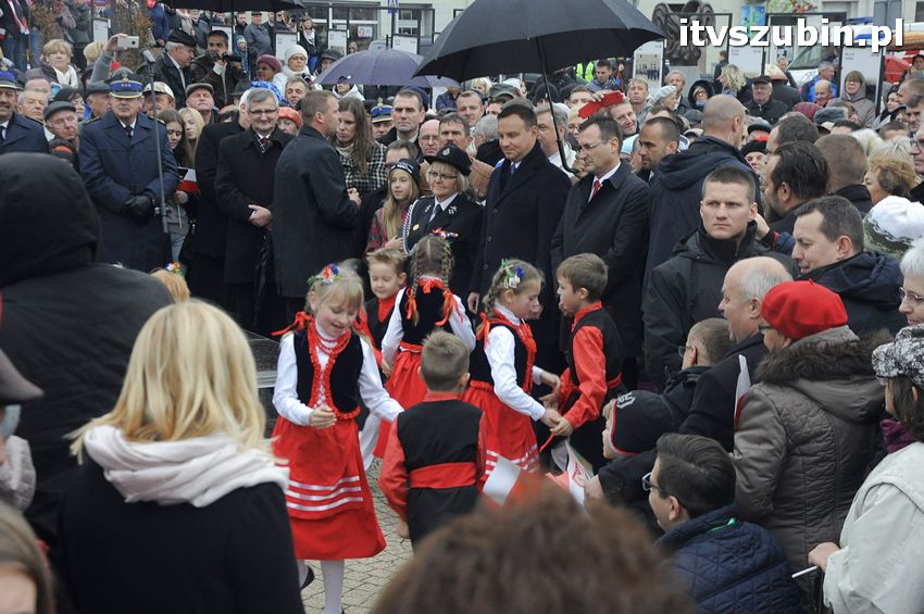 Wizyta Prezydent Rzeczypospolitej Polskiej Andrzeja Dudy w Szubinie