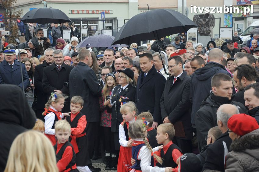 Wizyta Prezydent Rzeczypospolitej Polskiej Andrzeja Dudy w Szubinie
