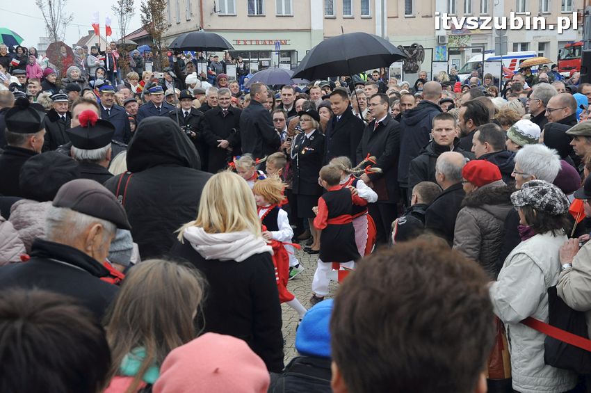 Wizyta Prezydent Rzeczypospolitej Polskiej Andrzeja Dudy w Szubinie