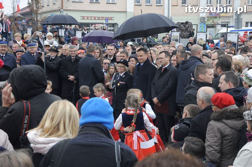 Wizyta Prezydent Rzeczypospolitej Polskiej Andrzeja Dudy w Szubinie