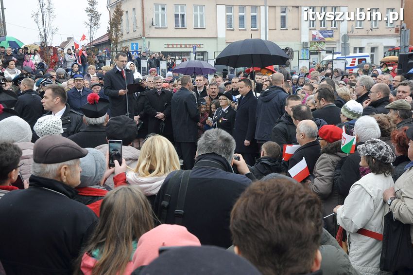 Wizyta Prezydent Rzeczypospolitej Polskiej Andrzeja Dudy w Szubinie
