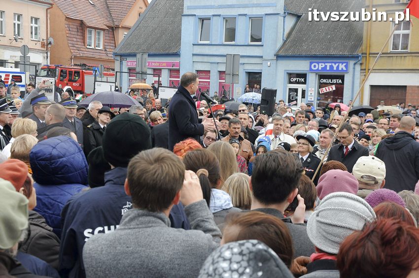 Wizyta Prezydent Rzeczypospolitej Polskiej Andrzeja Dudy w Szubinie