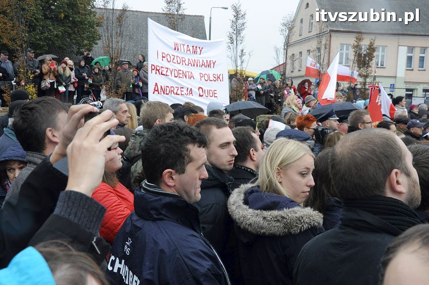 Wizyta Prezydent Rzeczypospolitej Polskiej Andrzeja Dudy w Szubinie
