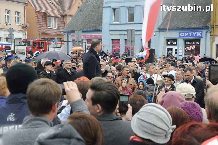 Wizyta Prezydent Rzeczypospolitej Polskiej Andrzeja Dudy w Szubinie