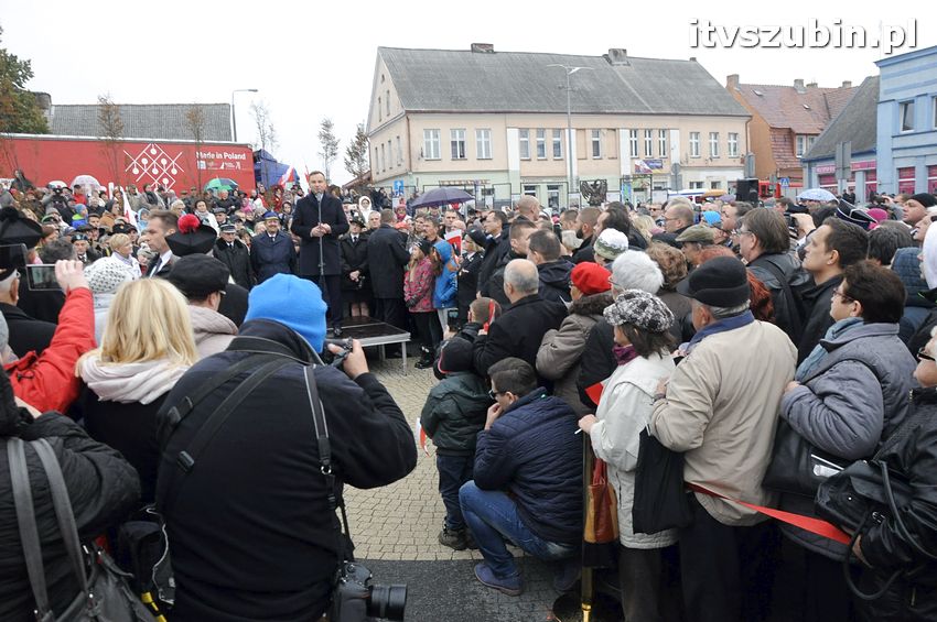 Wizyta Prezydent Rzeczypospolitej Polskiej Andrzeja Dudy w Szubinie