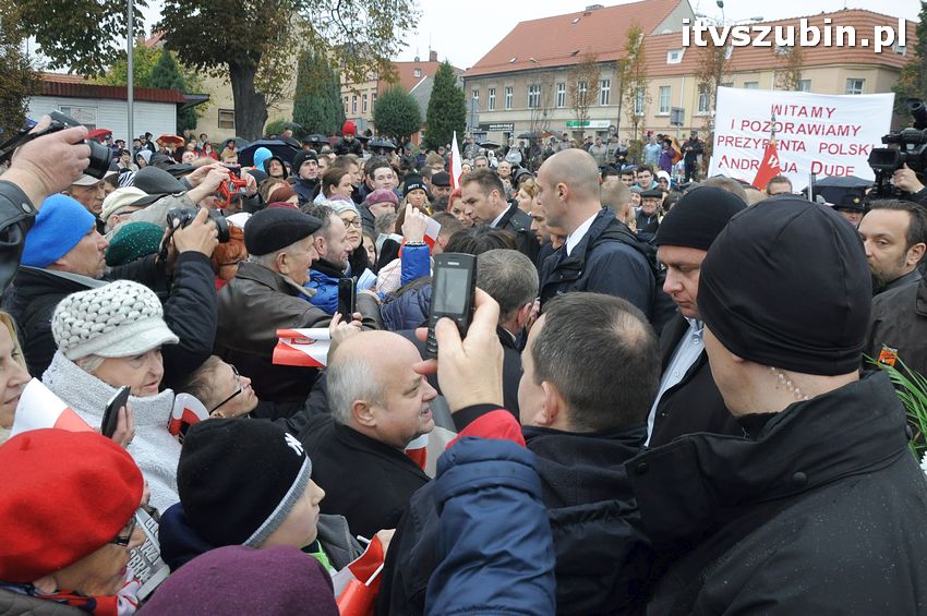 Wizyta Prezydent Rzeczypospolitej Polskiej Andrzeja Dudy w Szubinie