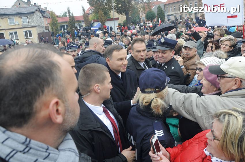 Wizyta Prezydent Rzeczypospolitej Polskiej Andrzeja Dudy w Szubinie