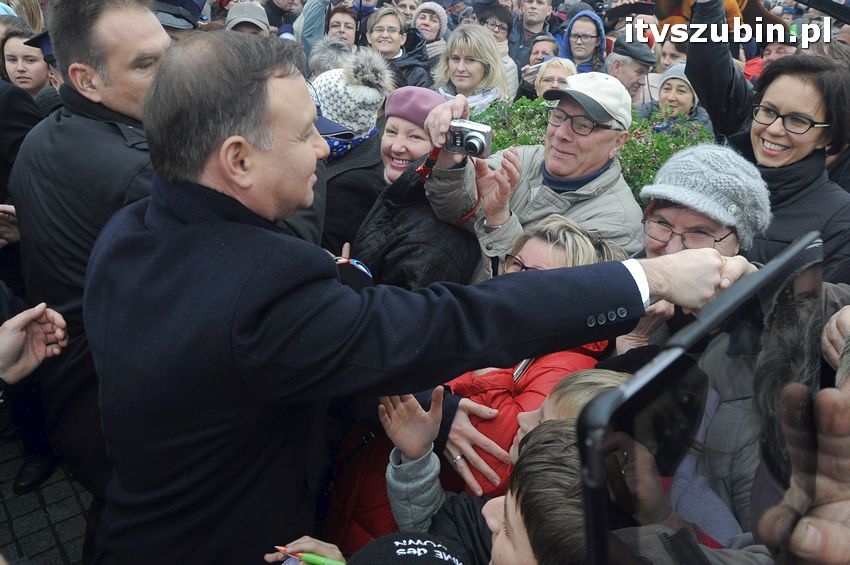 Wizyta Prezydent Rzeczypospolitej Polskiej Andrzeja Dudy w Szubinie