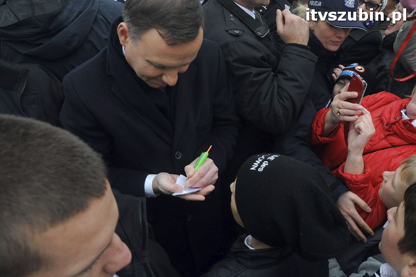 Wizyta Prezydent Rzeczypospolitej Polskiej Andrzeja Dudy w Szubinie