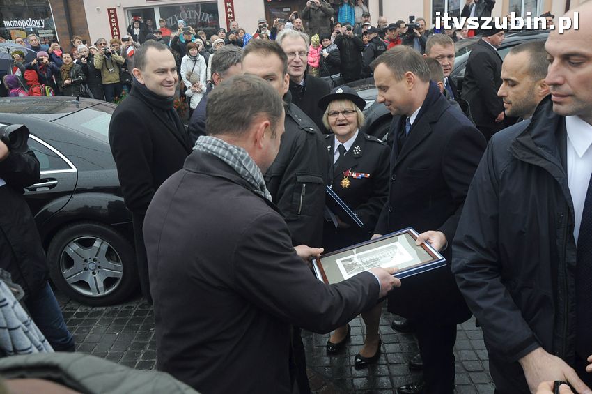 Wizyta Prezydent Rzeczypospolitej Polskiej Andrzeja Dudy w Szubinie