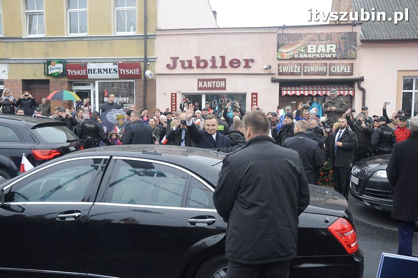 Wizyta Prezydent Rzeczypospolitej Polskiej Andrzeja Dudy w Szubinie