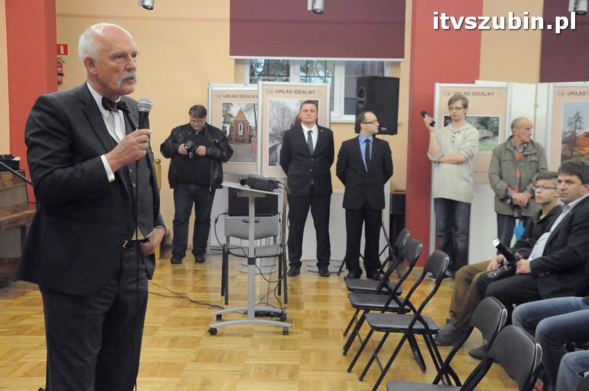 Janusz Korwin-Mikke w Szubinie