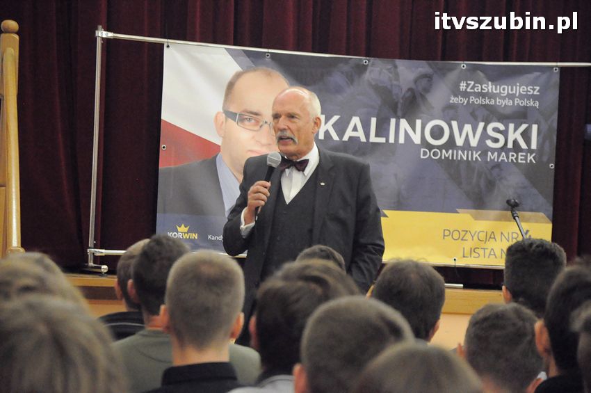 Janusz Korwin-Mikke w Szubinie