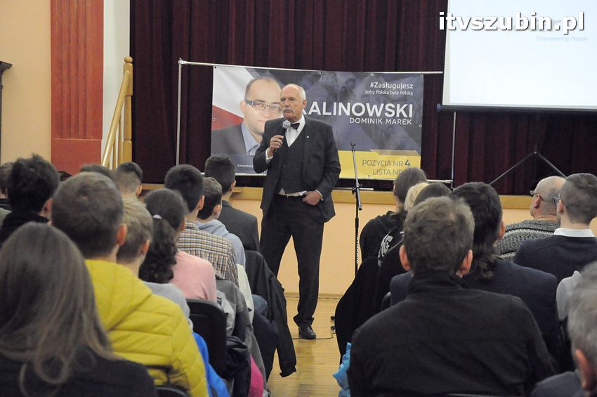 Janusz Korwin-Mikke w Szubinie