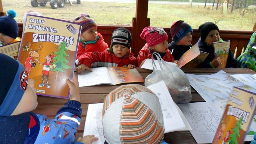 Jesienna wycieczka ?Pszczółek? z Samorządowego Przedszkola nr 2 w Szubinie do Zielonowa