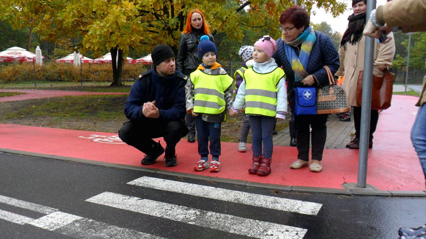 ?Smerfy? i ?Pszczółki? w Miasteczku Ruchu Drogowego w Myślęcinku