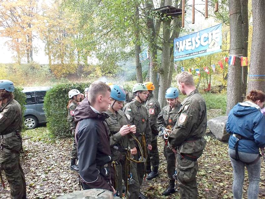 Wycieczka do parku linowego uczniów ZSP w Szubinie