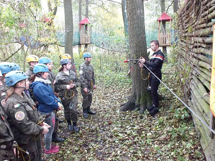 Wycieczka do parku linowego uczniów ZSP w Szubinie