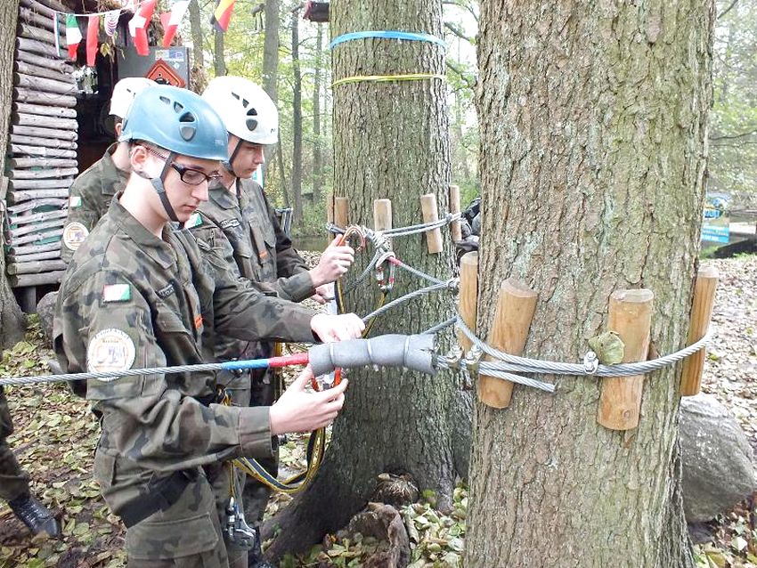 Wycieczka do parku linowego uczniów ZSP w Szubinie