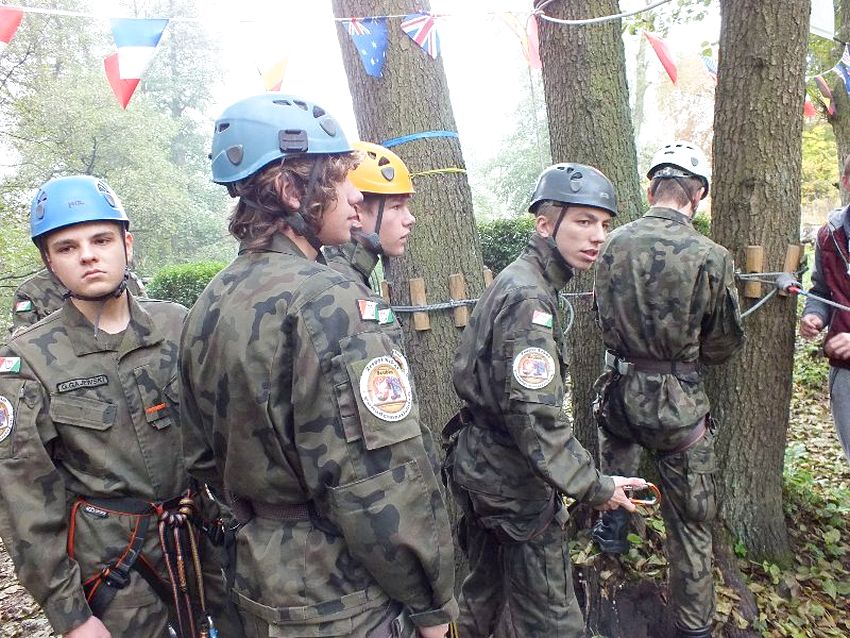 Wycieczka do parku linowego uczniów ZSP w Szubinie