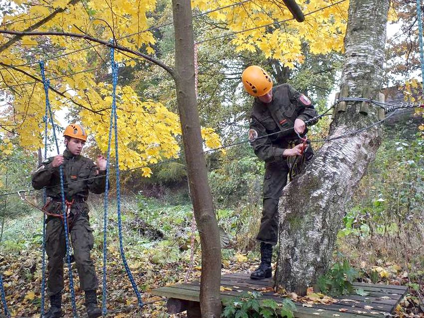 Wycieczka do parku linowego uczniów ZSP w Szubinie