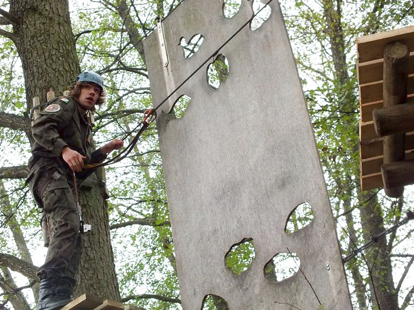 Wycieczka do parku linowego uczniów ZSP w Szubinie