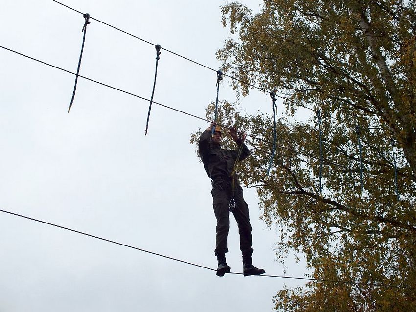 Wycieczka do parku linowego uczniów ZSP w Szubinie