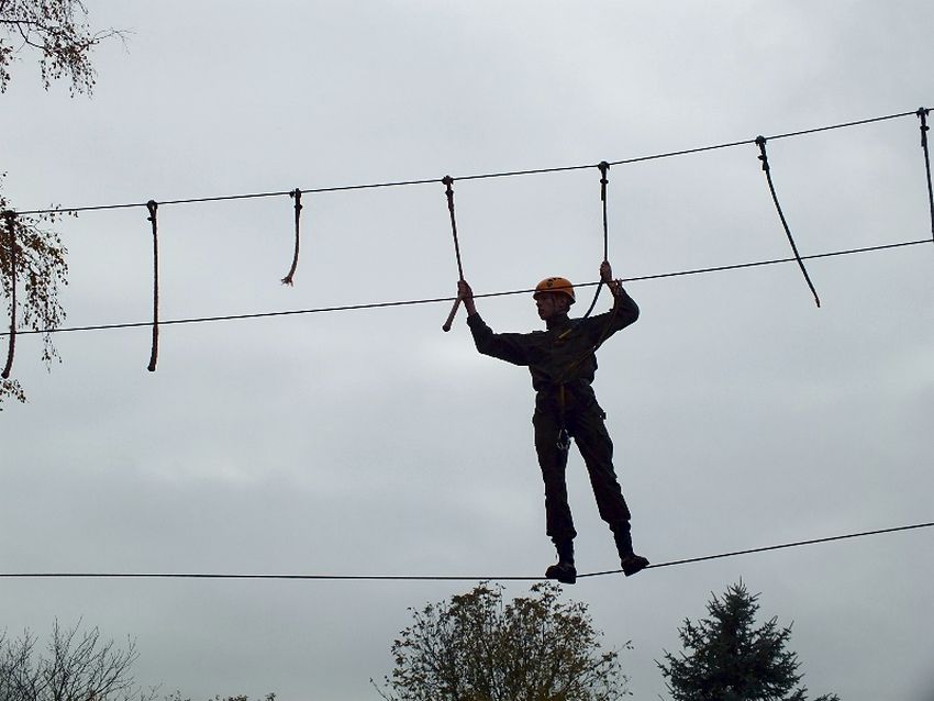 Wycieczka do parku linowego uczniów ZSP w Szubinie