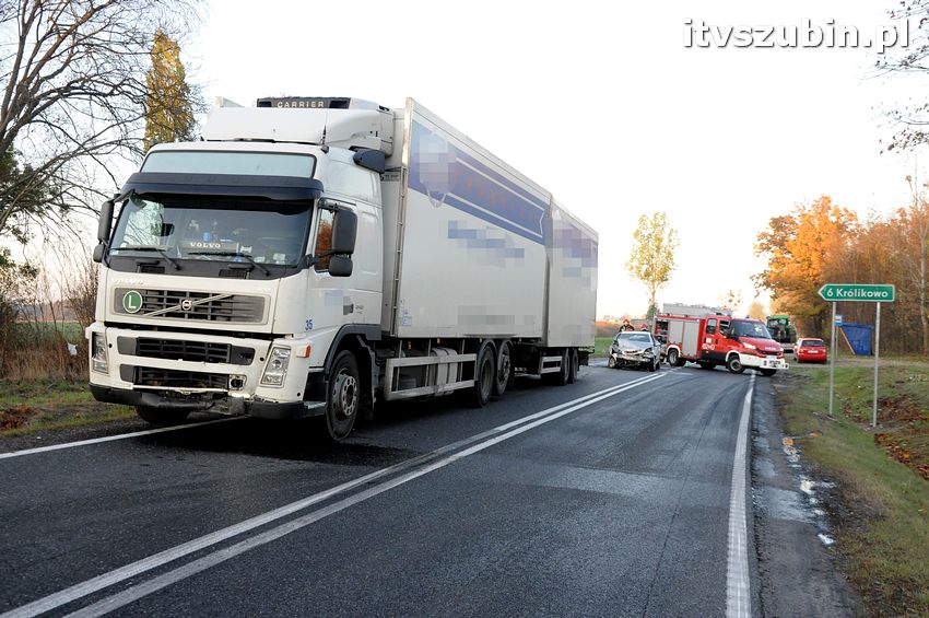 Wypadek w Dąbrówce Słupskiej