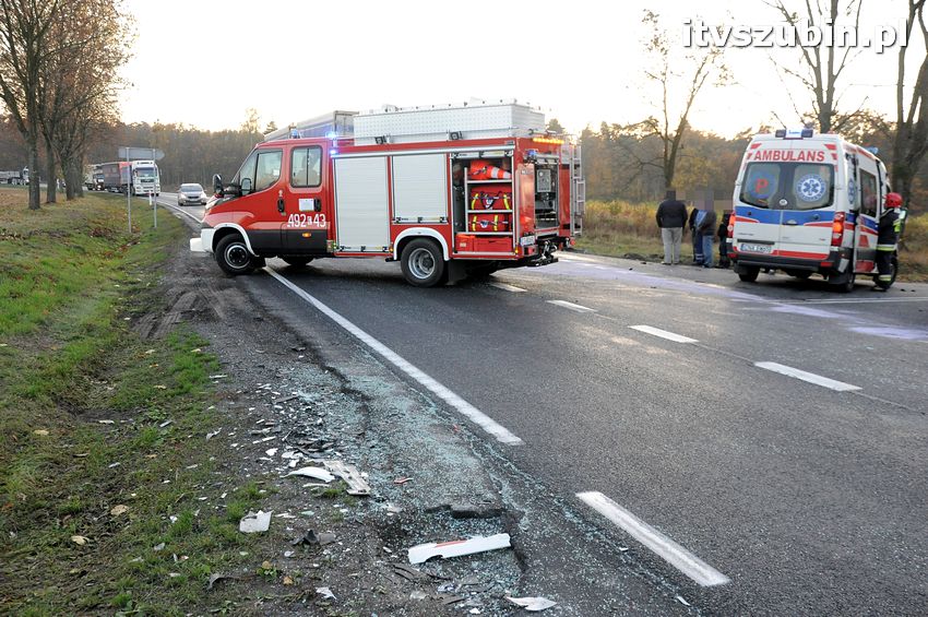 Wypadek w Dąbrówce Słupskiej
