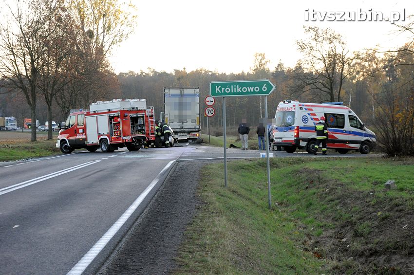 Wypadek w Dąbrówce Słupskiej