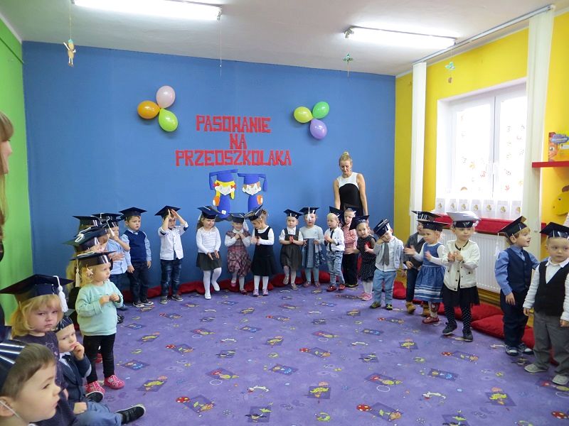 Uroczyste pasowanie w Słoneczku