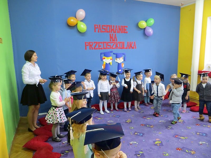 Uroczyste pasowanie w Słoneczku
