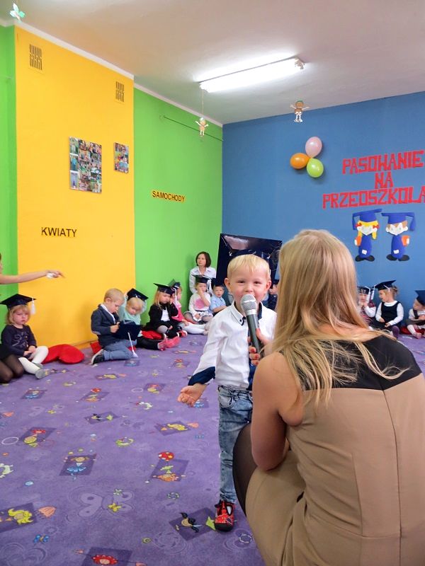 Uroczyste pasowanie w Słoneczku