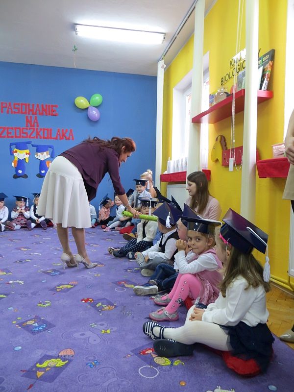 Uroczyste pasowanie w Słoneczku