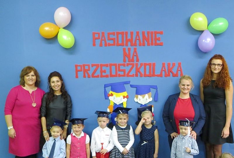 Uroczyste pasowanie w Słoneczku