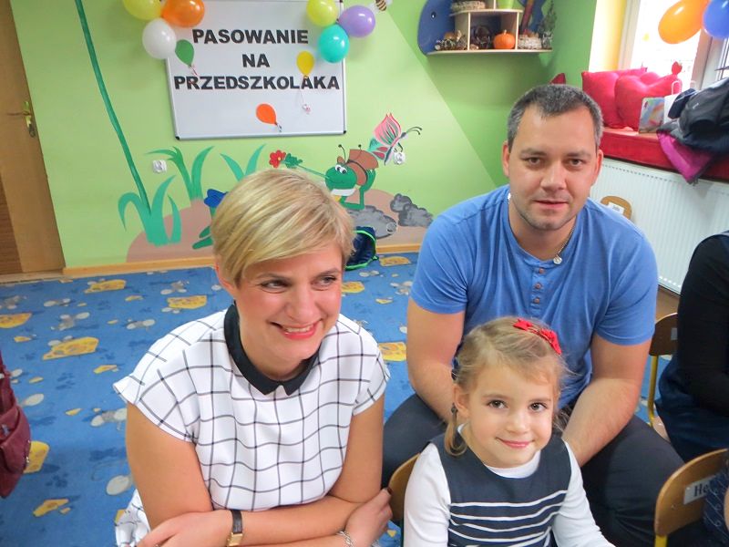 Uroczyste pasowanie w Słoneczku