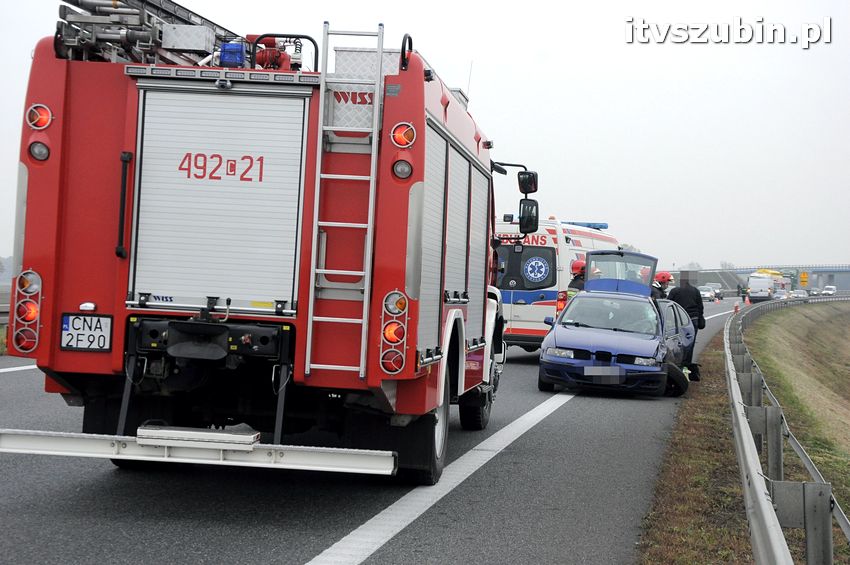 Dwa zdarzenia drogowe w jednej godzinie
