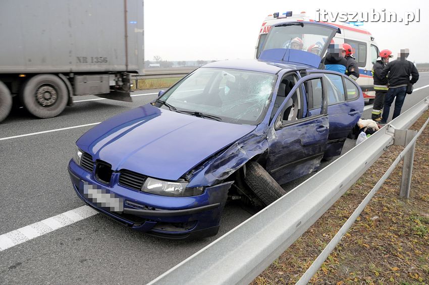 Dwa zdarzenia drogowe w jednej godzinie