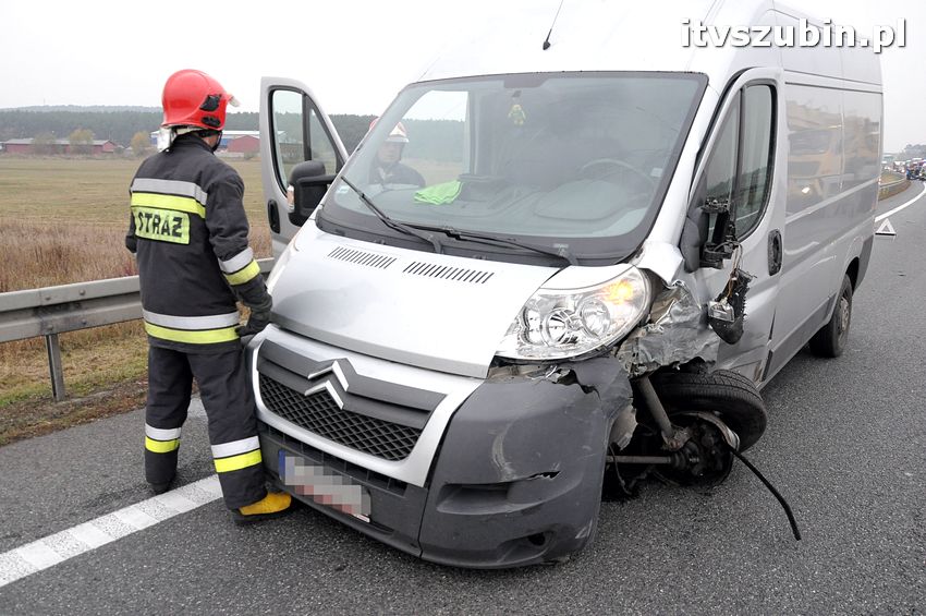 Dwa zdarzenia drogowe w jednej godzinie