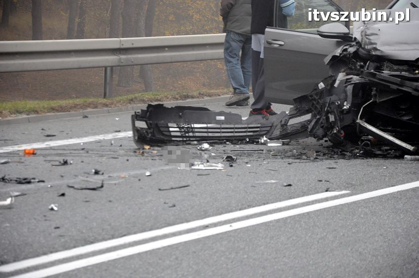 Kolizja na obwodnicy Szubina