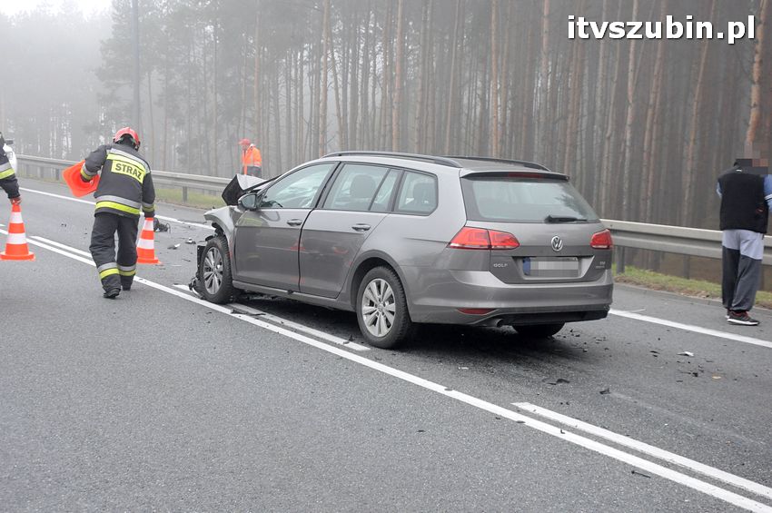 Kolizja na obwodnicy Szubina
