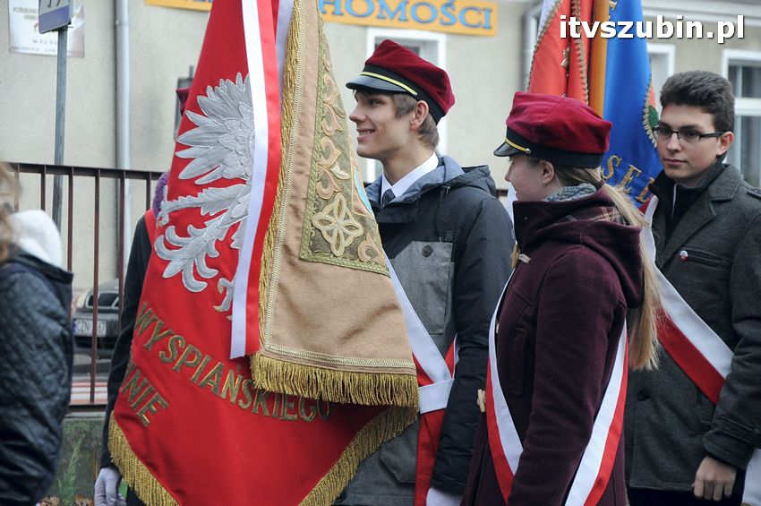 Obchodach Święta Niepodległości w Szubinie