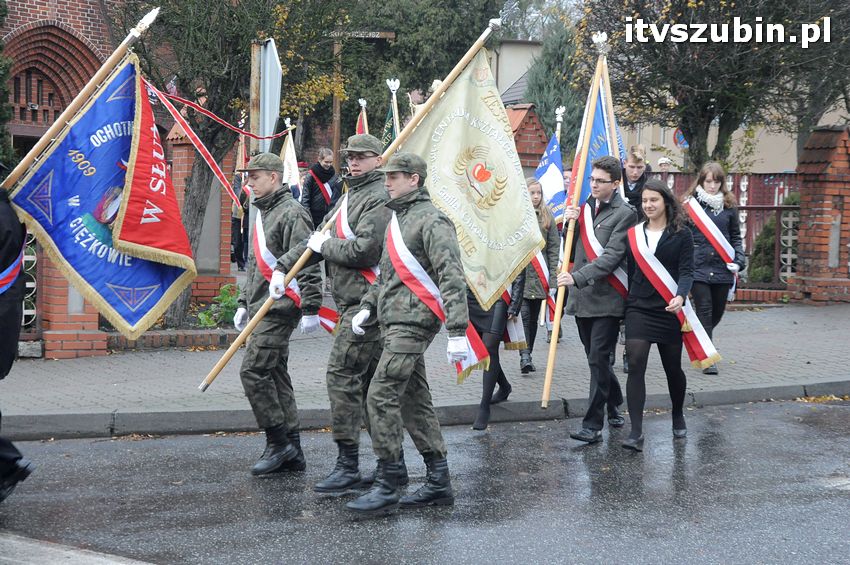 Obchodach Święta Niepodległości w Szubinie