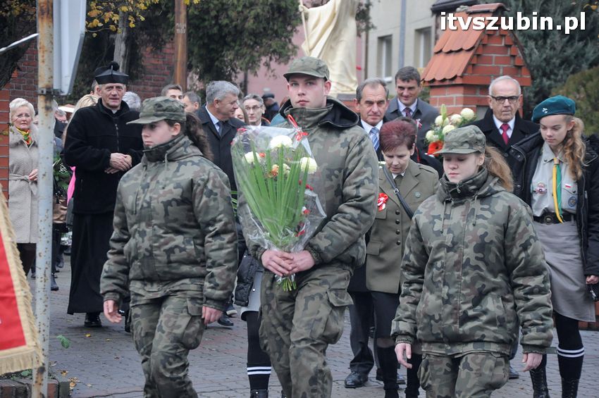 Obchodach Święta Niepodległości w Szubinie